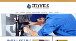Desktop Screenshot of citywideplumbingandheatingcorp.com