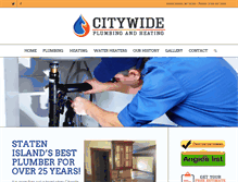 Tablet Screenshot of citywideplumbingandheatingcorp.com